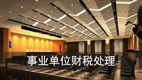 事业单位的财税处理