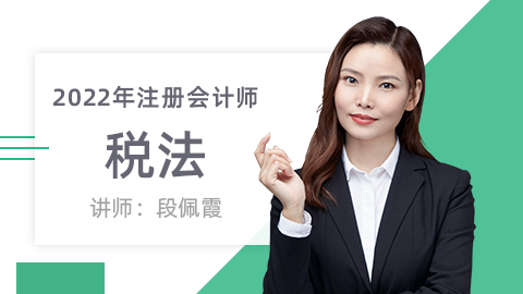 2022年注册会计师-税法