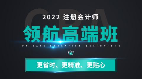 2022注册会计师-高端领航班
